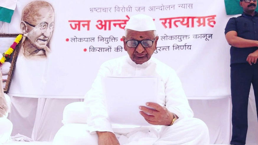 Anna Hazare Begins Hunger Strike Over Lokpal 3
