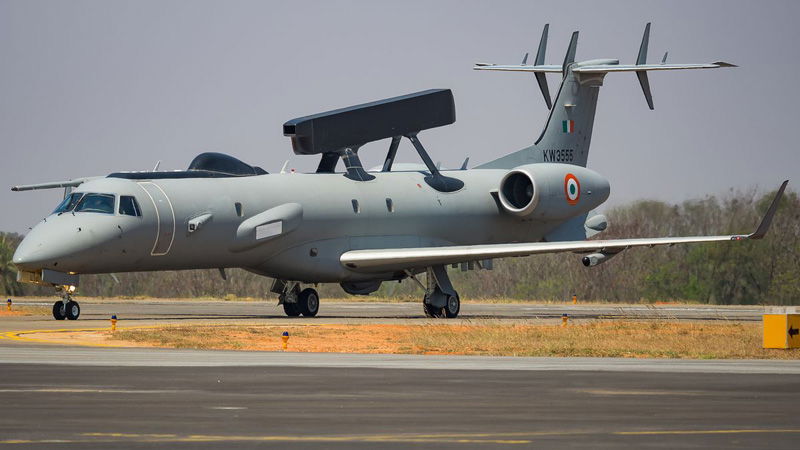 N Netra Airborne Early Warning Jet
