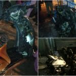 smg bike fire collage