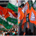 BJP CONGRESS FLAG
