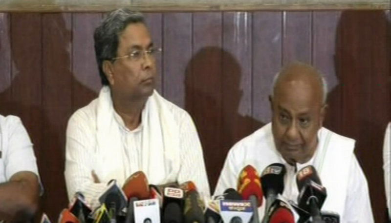 Congress JDS joint pressmeet