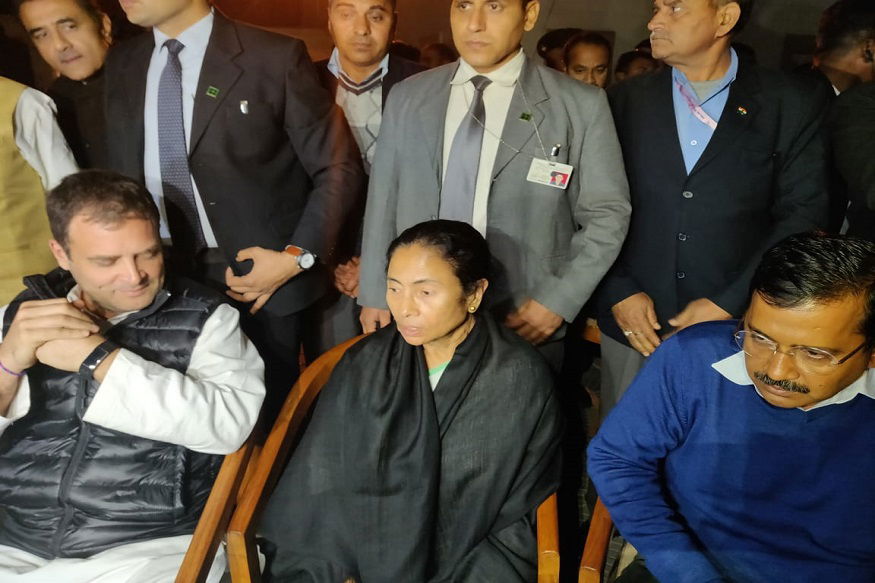 Mamata with Rahul Kejriwal
