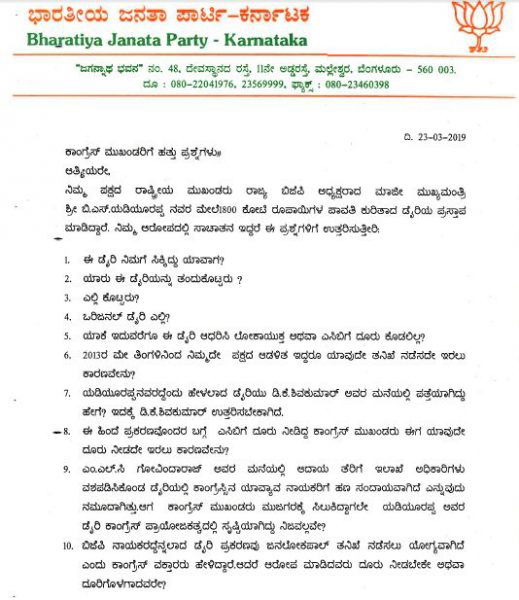 bjp questions