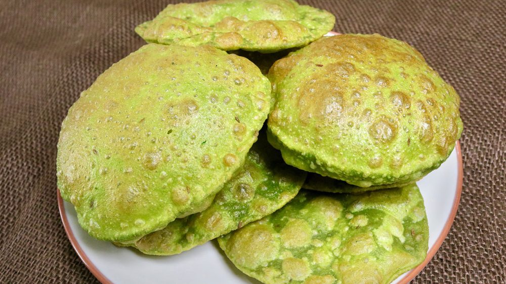 palak puri