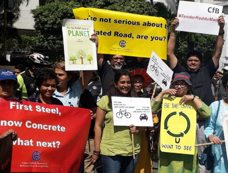 protest against elevated corridor project 4