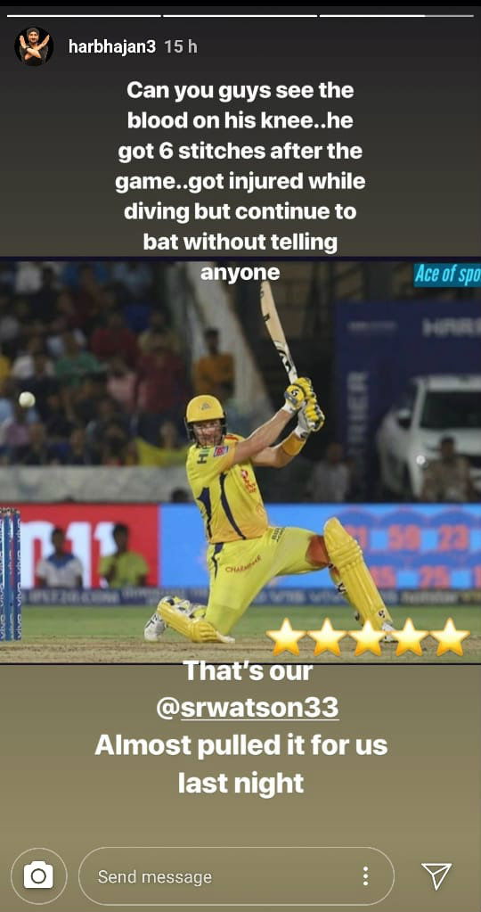 harbhajan watson instagram