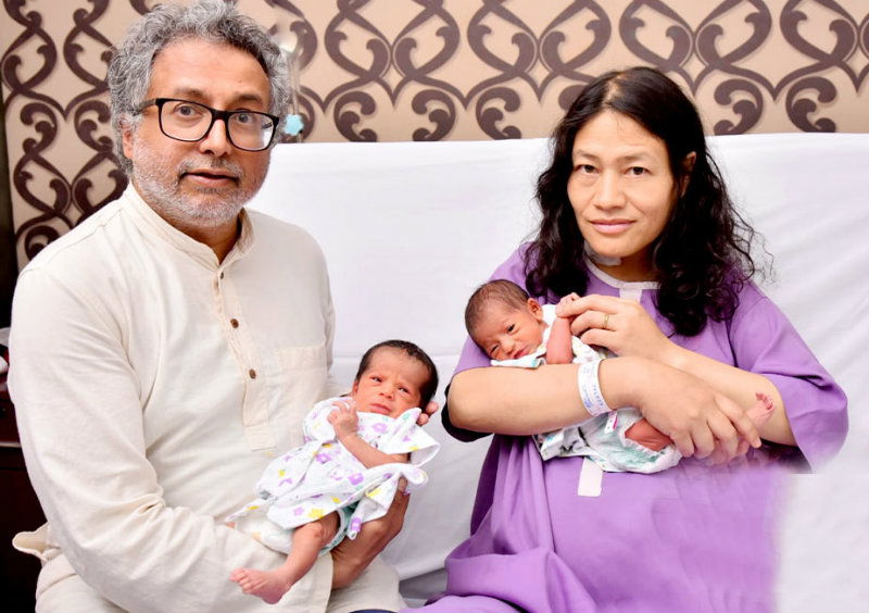 irom harmila Twin children B