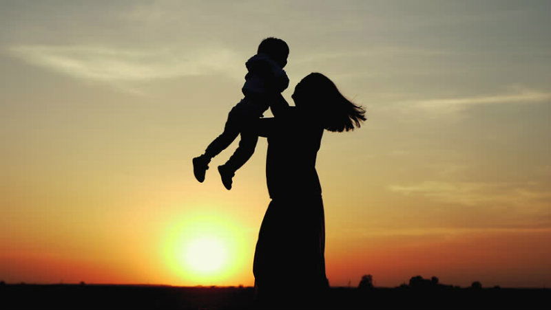 mother and son