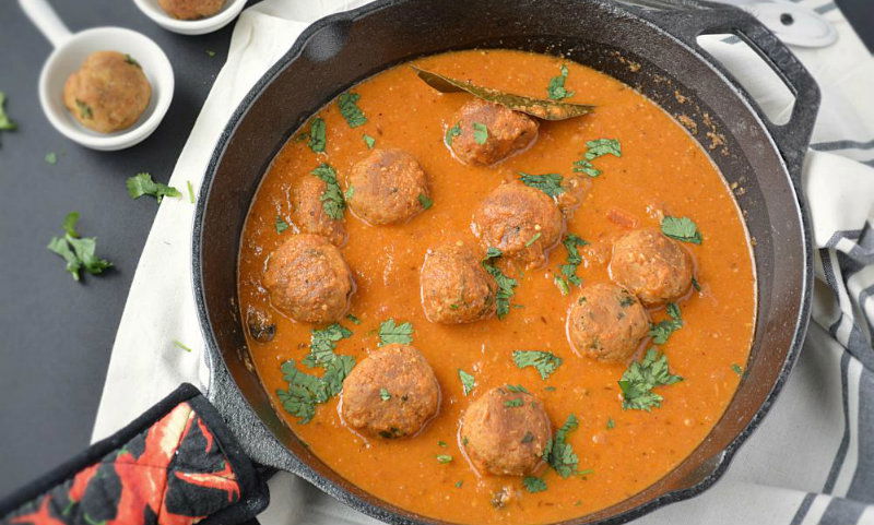 mutton keema balls sambar 2