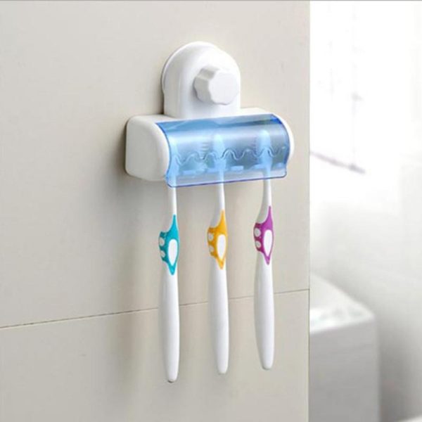 new plastic wall mount toothbrush holder