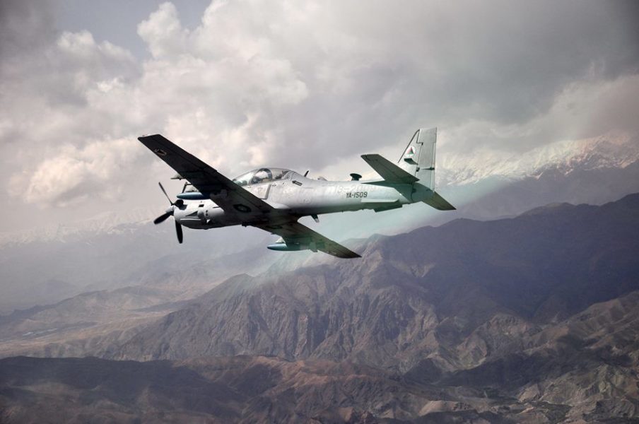 afghan air force target militantsjpg
