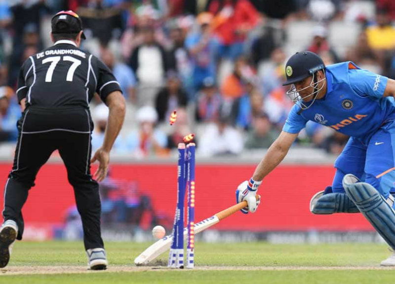 dhoni run out 1