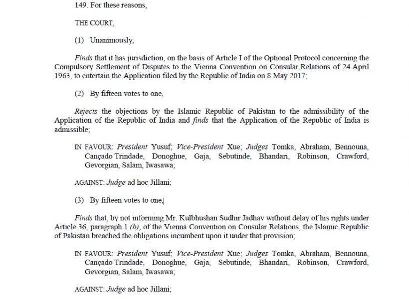 jadhav order