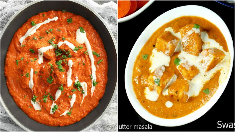 paneer butter masala butter chicken