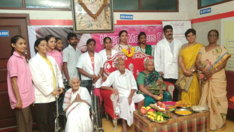 74 years mother 2