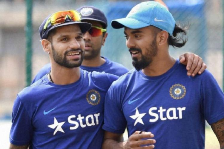 Dhawan Rahul Practise PTI