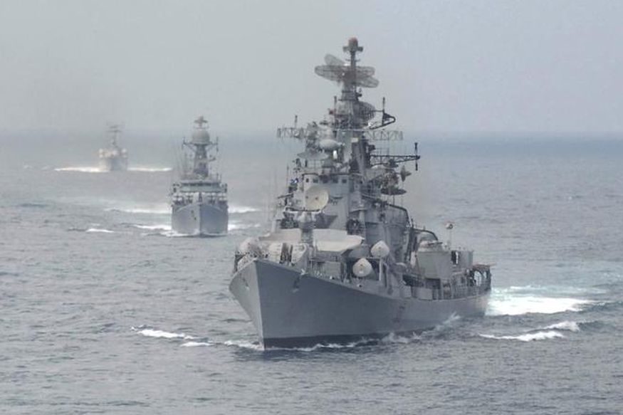 Indian navy warships reuters April 20