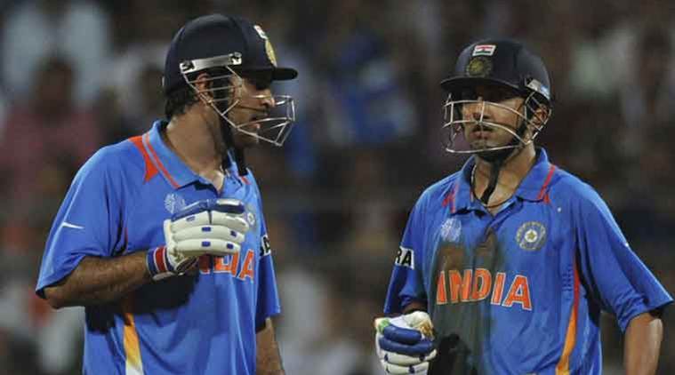 dhoni gambhir