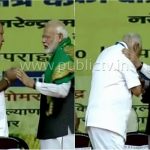 BSY NAMASKARA PM MODI