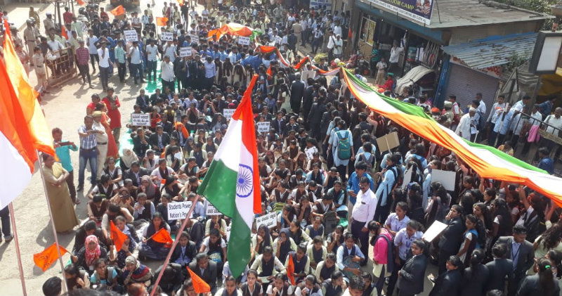 HBL ABVP Tricolour rally b