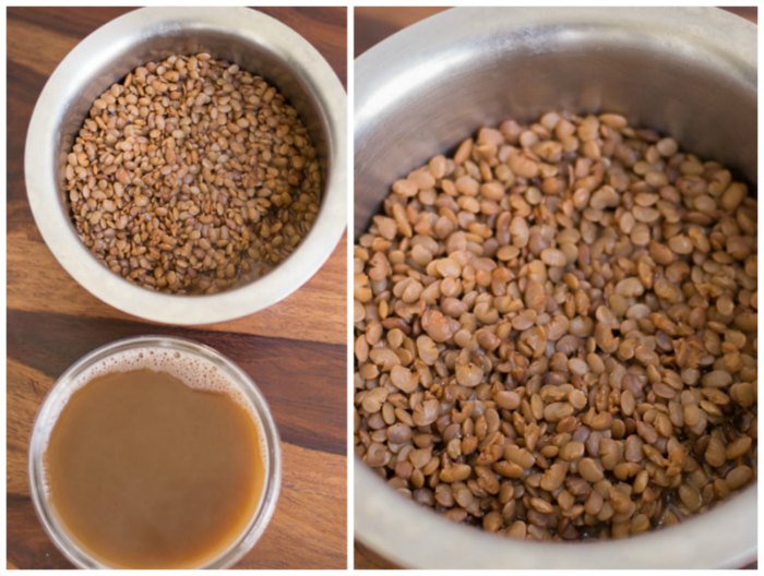 Kollu paruppu horse gram pappu masiyal kongunad style lentil recipe cooked lentil
