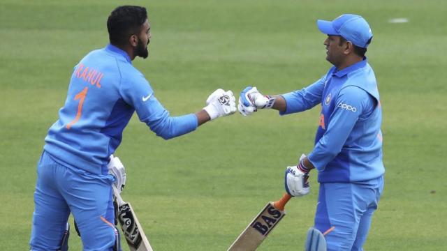 MS Dhoni KL Rahul