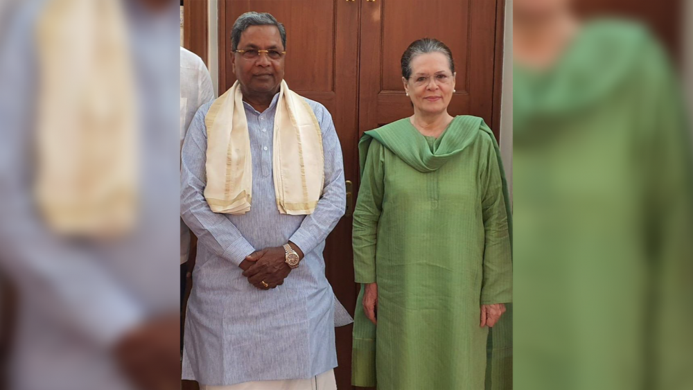 SIDDU SONIA GANDHI SIDDARAMAIAH CONGRESS DELHI HIGH COMMOND KPCC