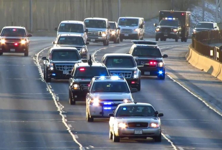 convoy vehicles us president donald trump 1 1