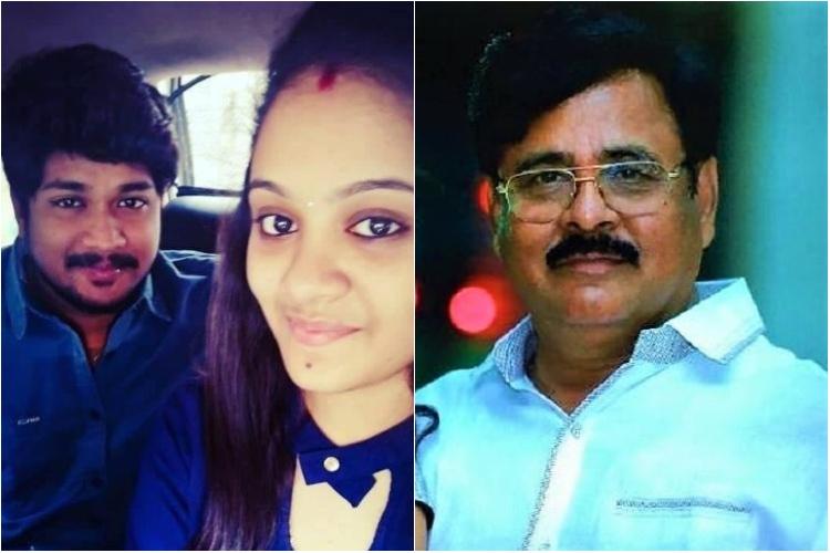 Pranay Amrutha father collage
