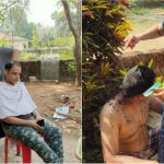 Udupi Wife Hair Cutting