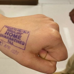 home quarantine india stamp corona