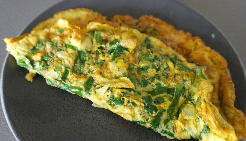 Palak omelette