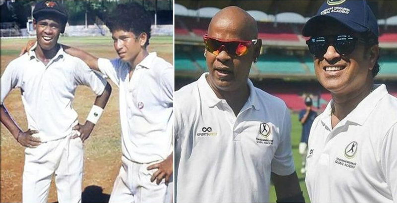 vinod kambli Sachin a