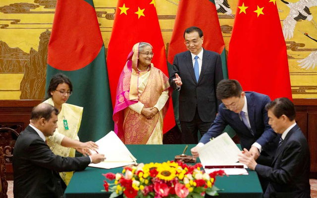 Hasina Li Keqiang bilateral