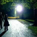 wife and husband walk