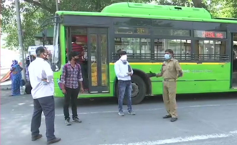 Delhi bus a
