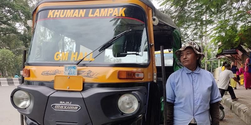Lady auto driver a