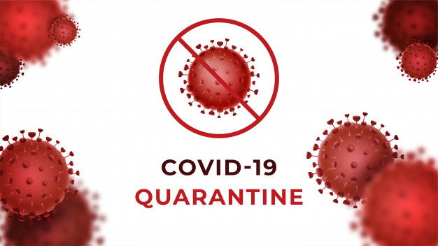 covid 19 quarantine 3d red virus cells white background coronavirus disease 2019 pandemic protection concept illustration concept covid 19 141767 148