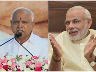 modi clap yediyurppa