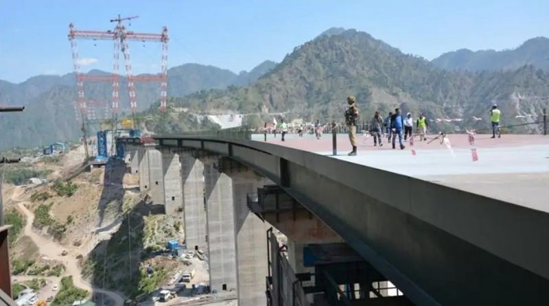 chenab railway bridge a