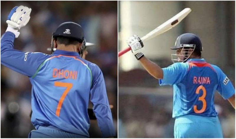 dhoni raina medium