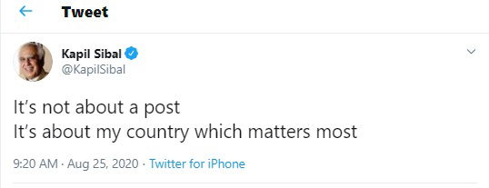kapil sibal tweet