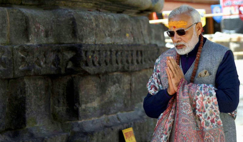 narendra modi TEMPLE
