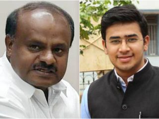 hd kumaraswamy thejaswi surya
