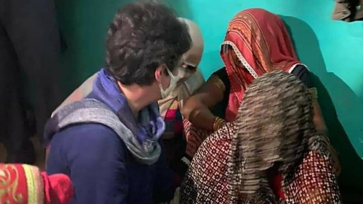Hathras Priyanka Gandhi Rahul Gandhi 1