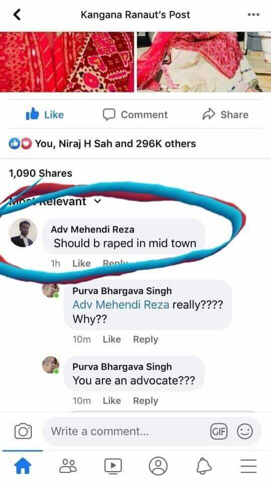 Kangana Threat