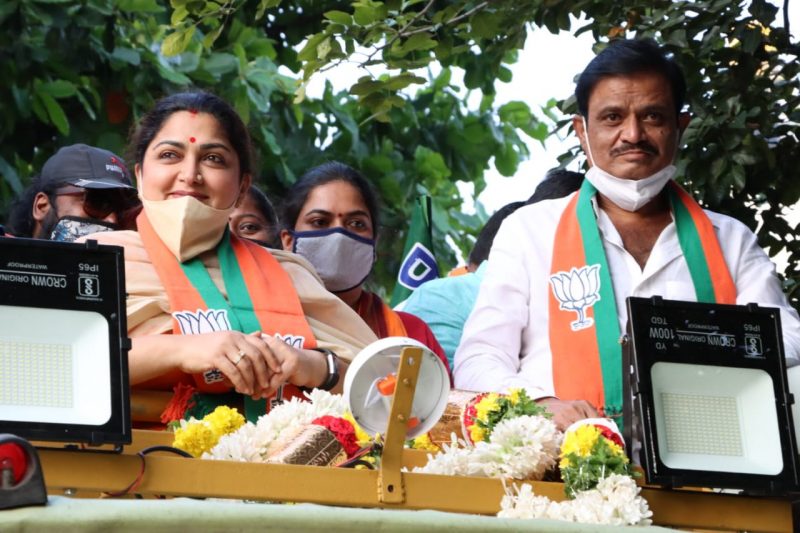 rr nagar election khushbuu 1