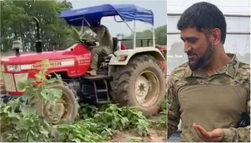 Dhoni Farming 1