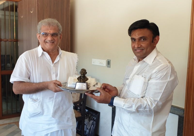 Sudhakar visit to Dharmasthala Temple 2