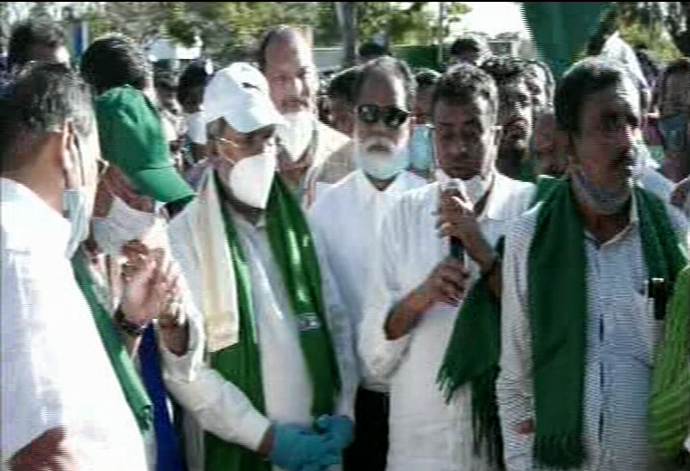 bengaluru freedom park farmers protest 6 e1607597695924